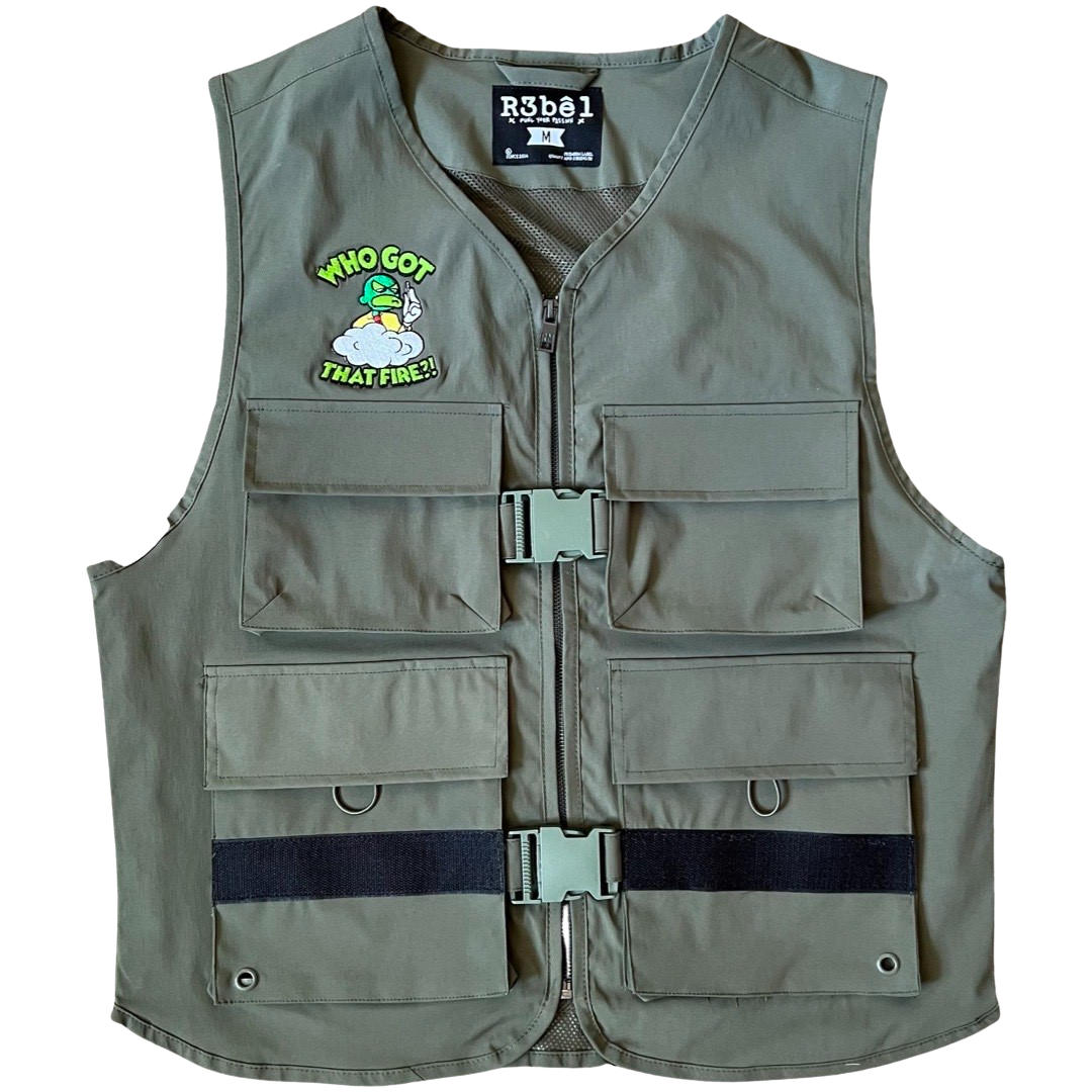 WHOGOTTHATFIRE Cargo Vest