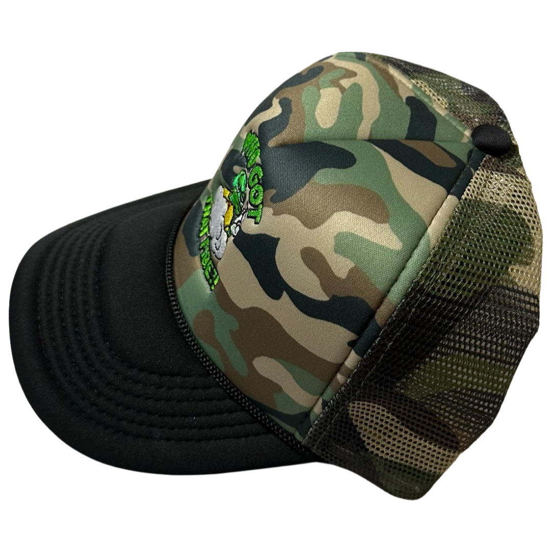 WHOGOTTHATFIRE?! Trucker Hat (Embroidered)