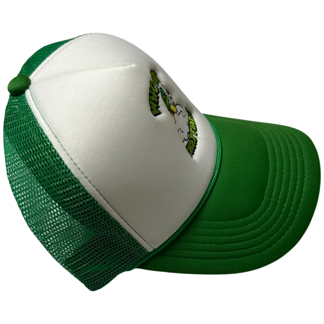 WHOGOTTHATFIRE?! Trucker Hat (Embroidered)