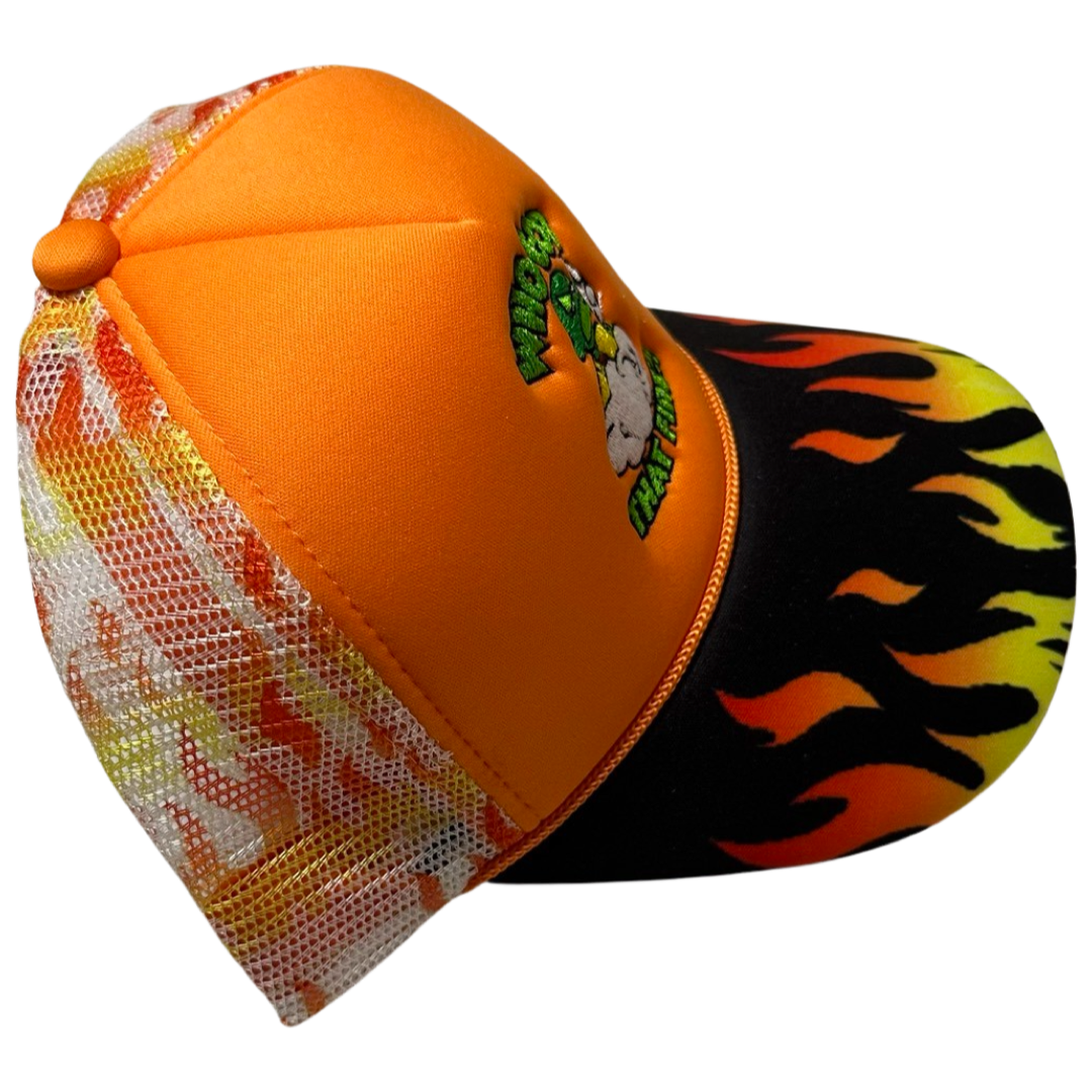 WHOGOTTHATFIRE?! Trucker Hat (Embroidered)