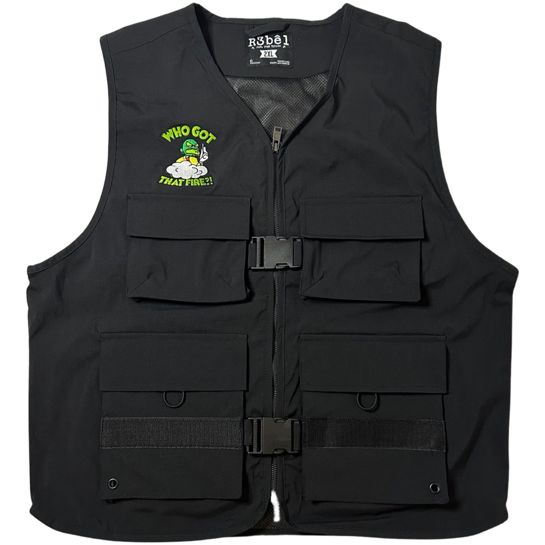 WHOGOTTHATFIRE Cargo Vest