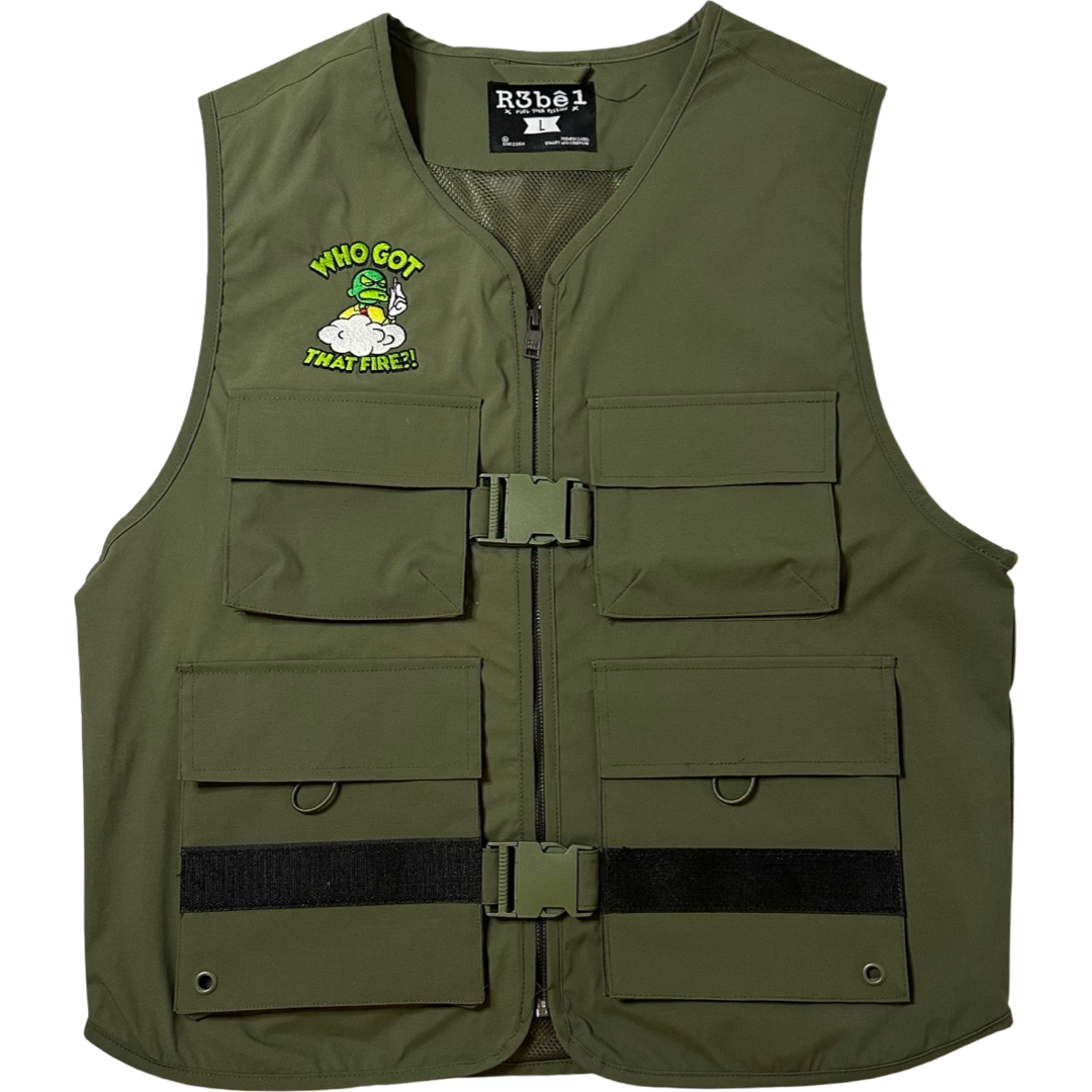 WHOGOTTHATFIRE Cargo Vest