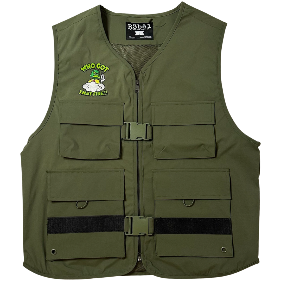 WHOGOTTHATFIRE Cargo Vest