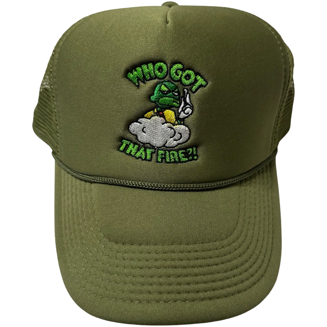 WHOGOTTHATFIRE?! Trucker Hat